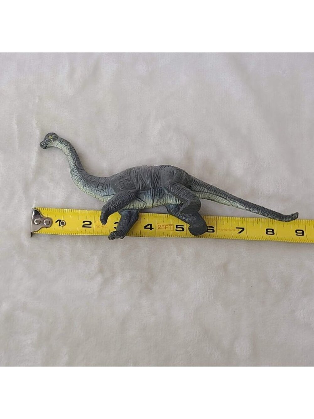 Brachiosaurus Dinosaur Figure 1995 Gray Plastic Toy Vintage - Picture 8 of 11